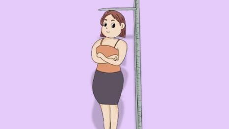 女性标准体重身高对照表